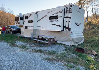 RV Skirting Review Photos from Audra B Slideout