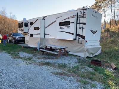 RV Skirting Review Photos from Audra B Slideout