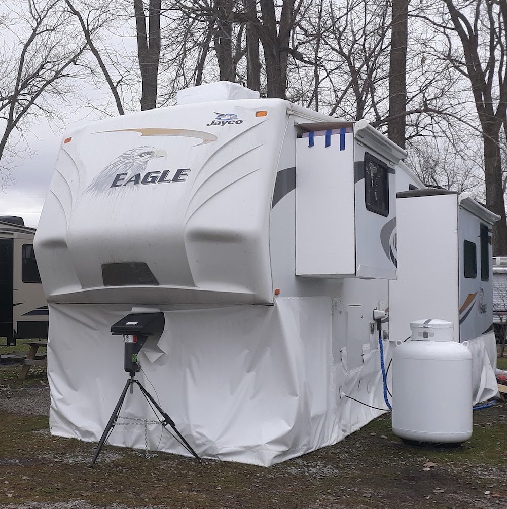 RV Skirting Review Photos from Kaity S Jayco Eagle