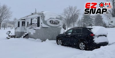 RV Skirting Review Photos from S Prentice Snowy Day