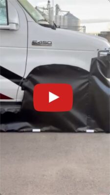 EZ Snap Class C RV Skirting Review Video from T Rosales