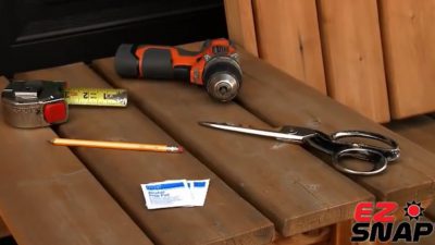 Tools needed to install EZ Snap RV Skirting