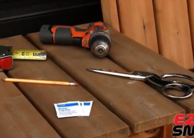 Tools needed to install EZ Snap RV Skirting
