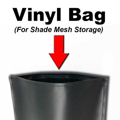 Open Vinyl Storage Bag for EZ Snap Shade Mesh