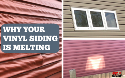 The reason why your vinyl siding is melting