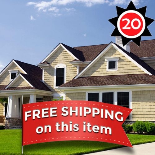EZ Snap Exterior Window Shades for Houses 20 Foot kit