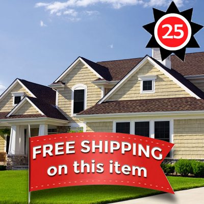 EZ Snap Exterior Window Shades for Houses 25 Foot kit
