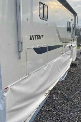 Winnebago Skirting Review Photos from Michelle L Side View