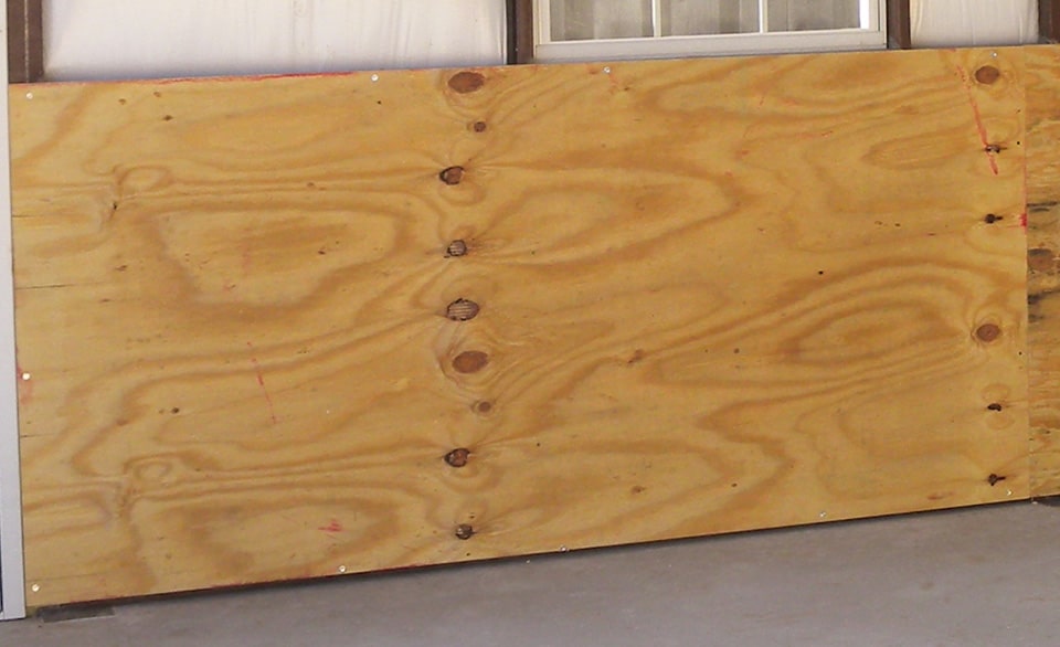 Plywood is another low-cost and readily available RV skirting material